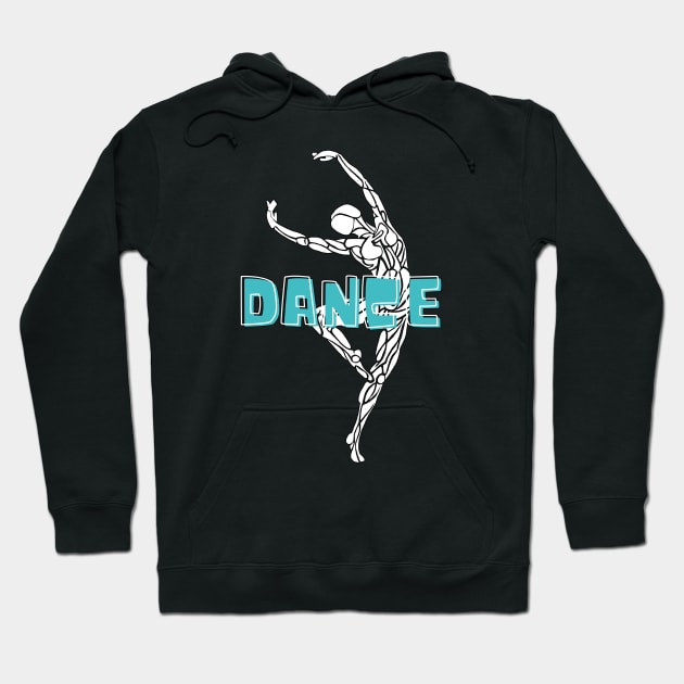 For Dancer: Dance Art Hoodie by badlydrawnbabe